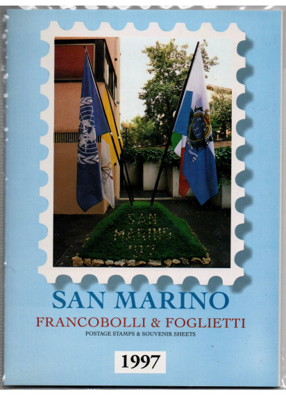 1997 - Libro Ufficiale San Marino Francobolli e Interi Postali